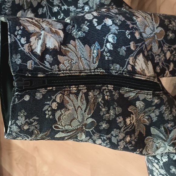 Blue silver merona boots size 9 - Picture 4 of 6